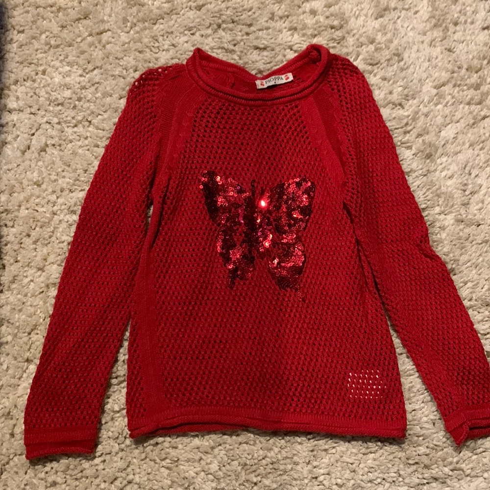 Red sweater Pioppa.size 4